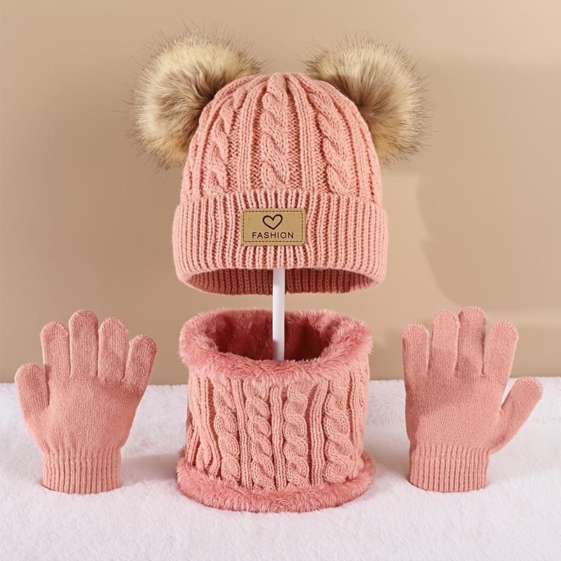Toddler Kids Pom Pom Decor Bea - Infinity Scarf Knit incelemesi ve fiyatı