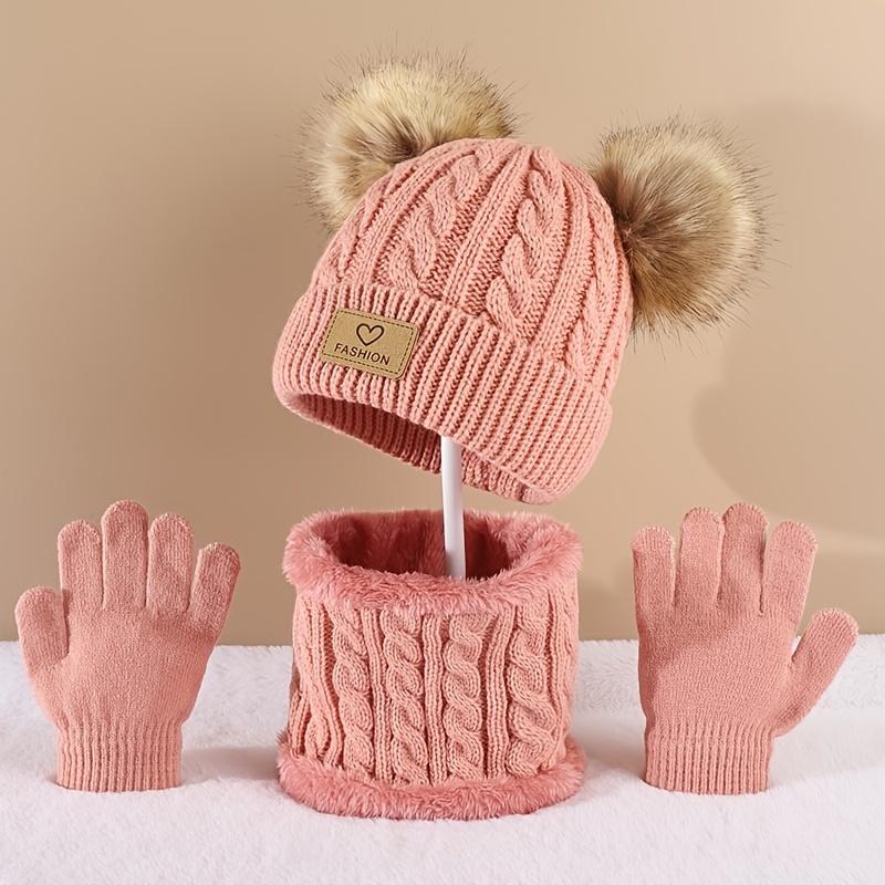 Toddler Kids Pom Pom Decor Bea - Infinity Scarf Knit incelemesi ve fiyatı