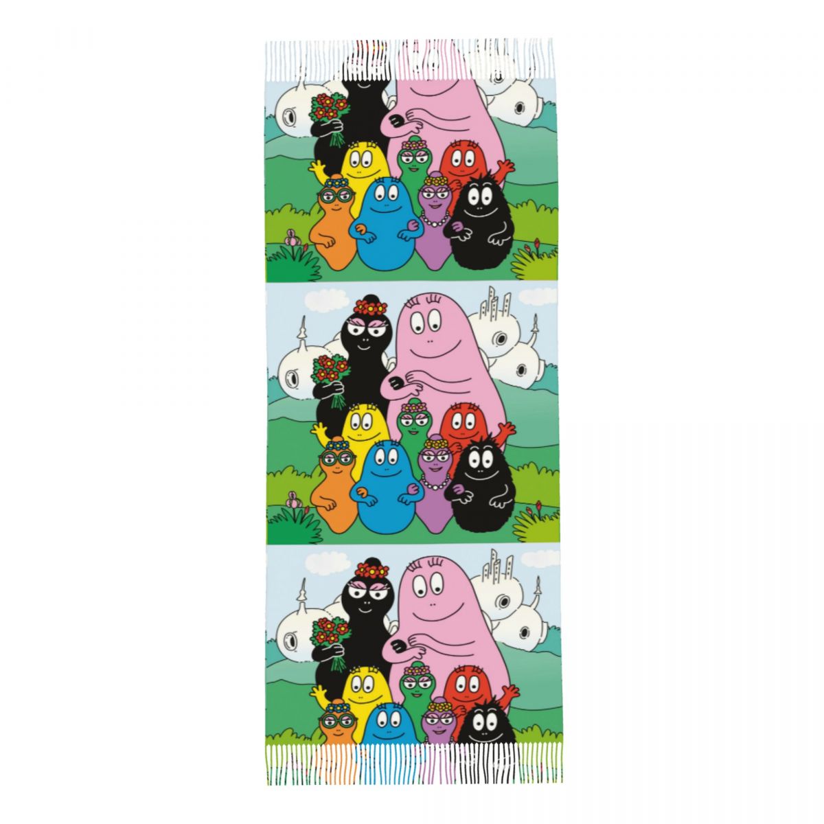 Les Barbapapa Family Shawls Wr - Pashmina Wrap Large incelemesi ve fiyatı