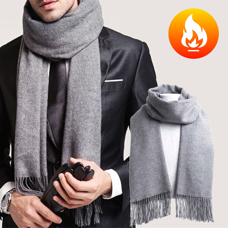 Autumn And Winter Solid Color  - Muffler Men Wool incelemesi ve fiyatı