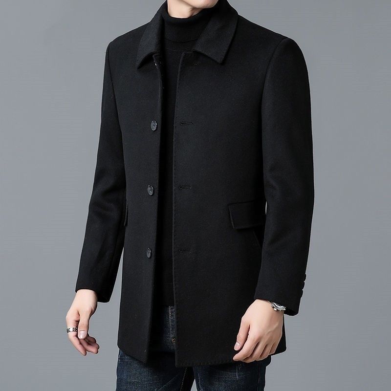 Wool Blend Coat White Mans Sha - Muffler Men Wool incelemesi ve fiyatı