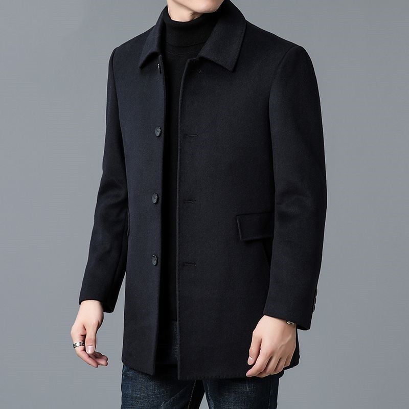 Wool Blend Coat White Mans Sha - Muffler Men Wool incelemesi ve fiyatı