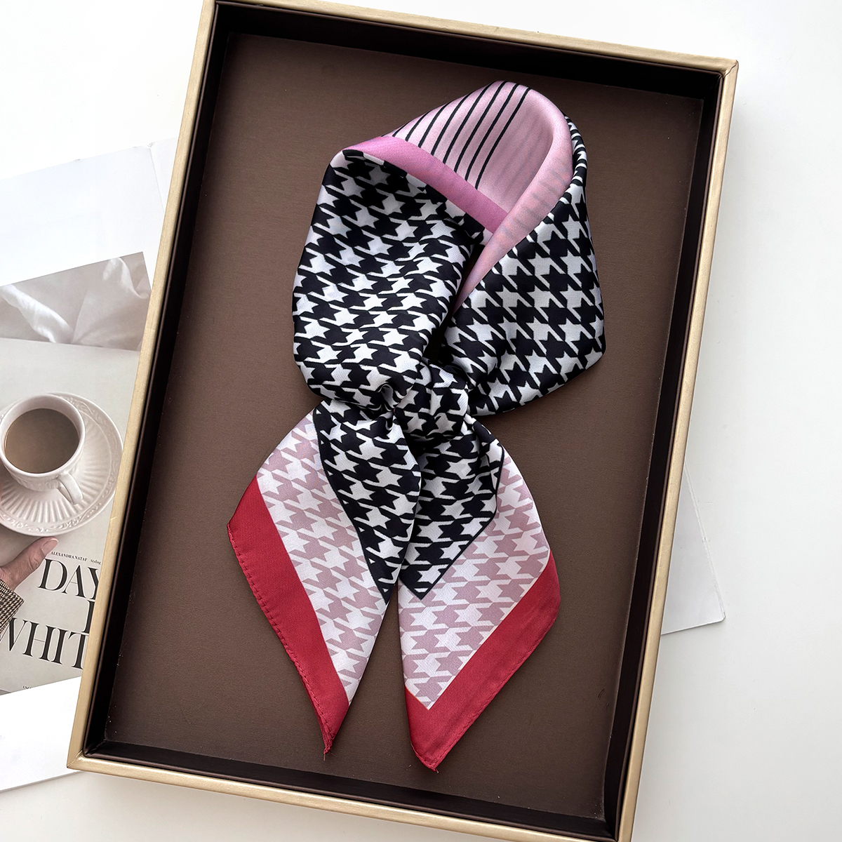 New Printed Square Scarf For W - Face Scarf Mask incelemesi ve fiyatı