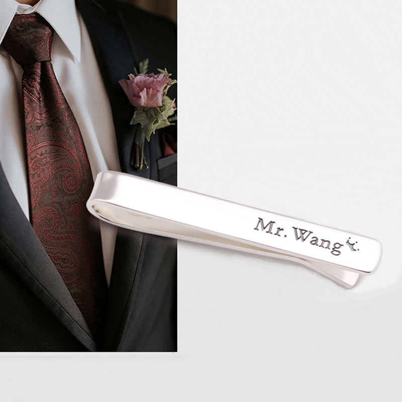 Amxiu Custom Name 925 Sterling - Tie Clip Silver incelemesi ve fiyatı