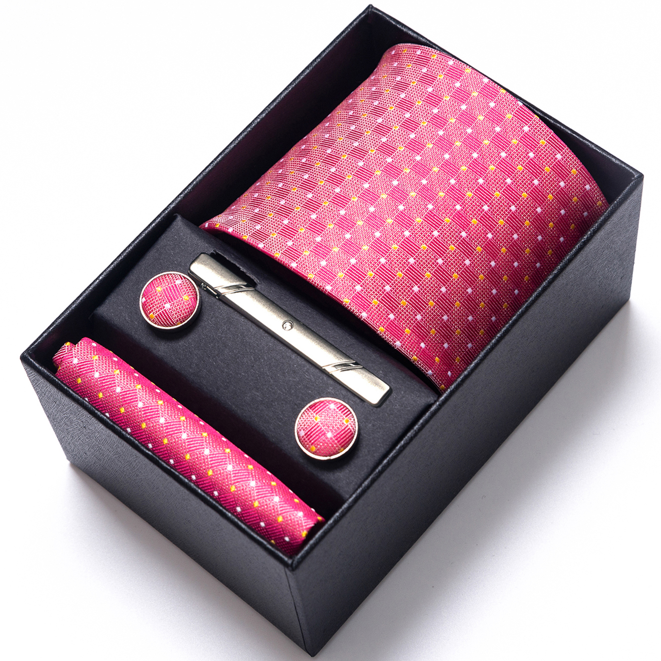 Bright Color Paisley Men's Tie - Pocket Square Set incelemesi ve fiyatı