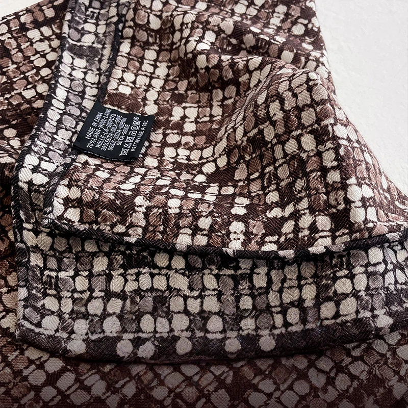 70% Wool 30% Silk Scarves for  - Muffler Men Wool incelemesi ve fiyatı