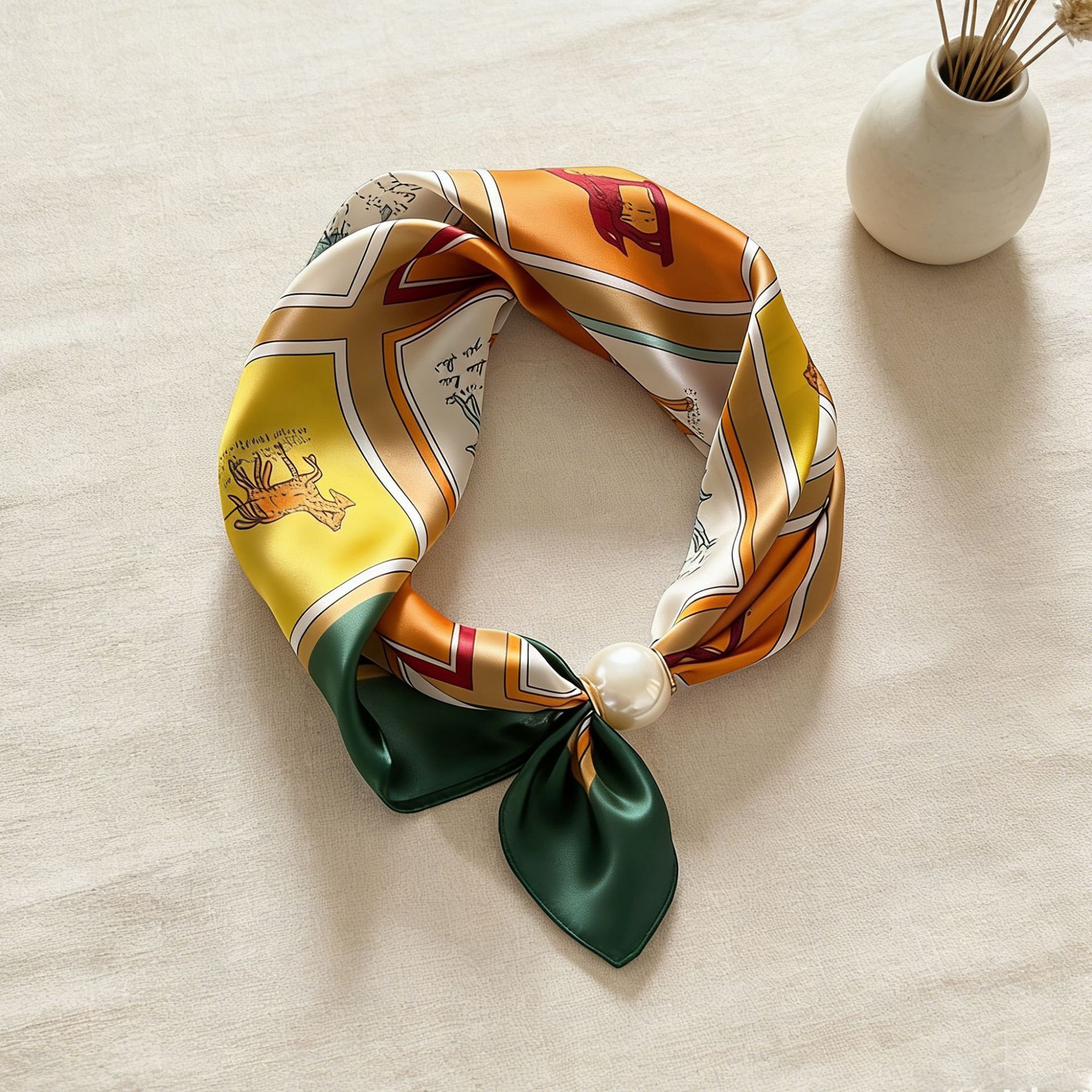 Scarf Chain Silk Lazy Magnetic - Face Scarf Mask incelemesi ve fiyatı