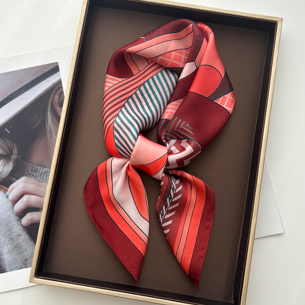 Luxury Square Scarf For Women  - Silk Neck Scarf incelemesi ve fiyatı
