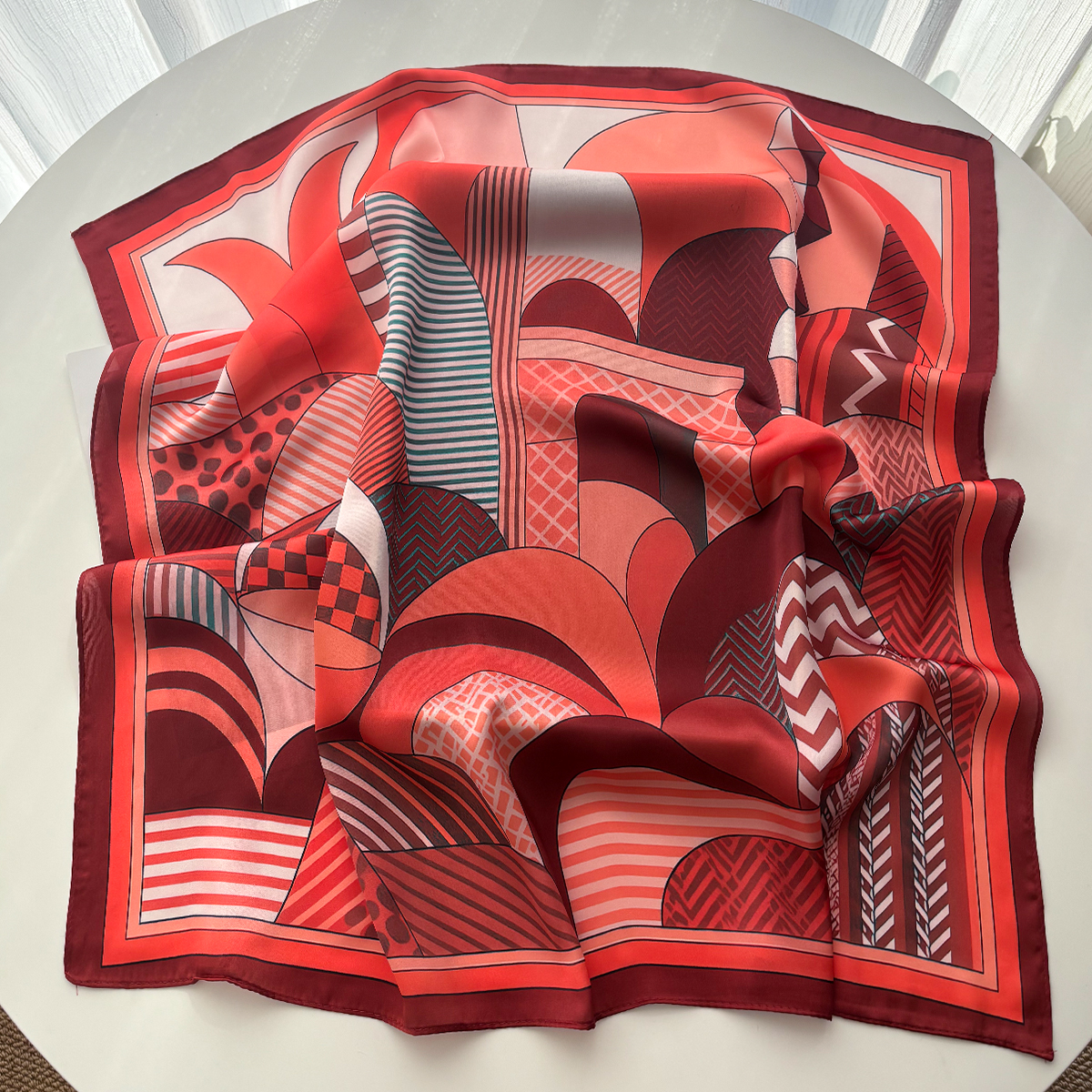 Luxury Square Scarf For Women  - Silk Neck Scarf incelemesi ve fiyatı