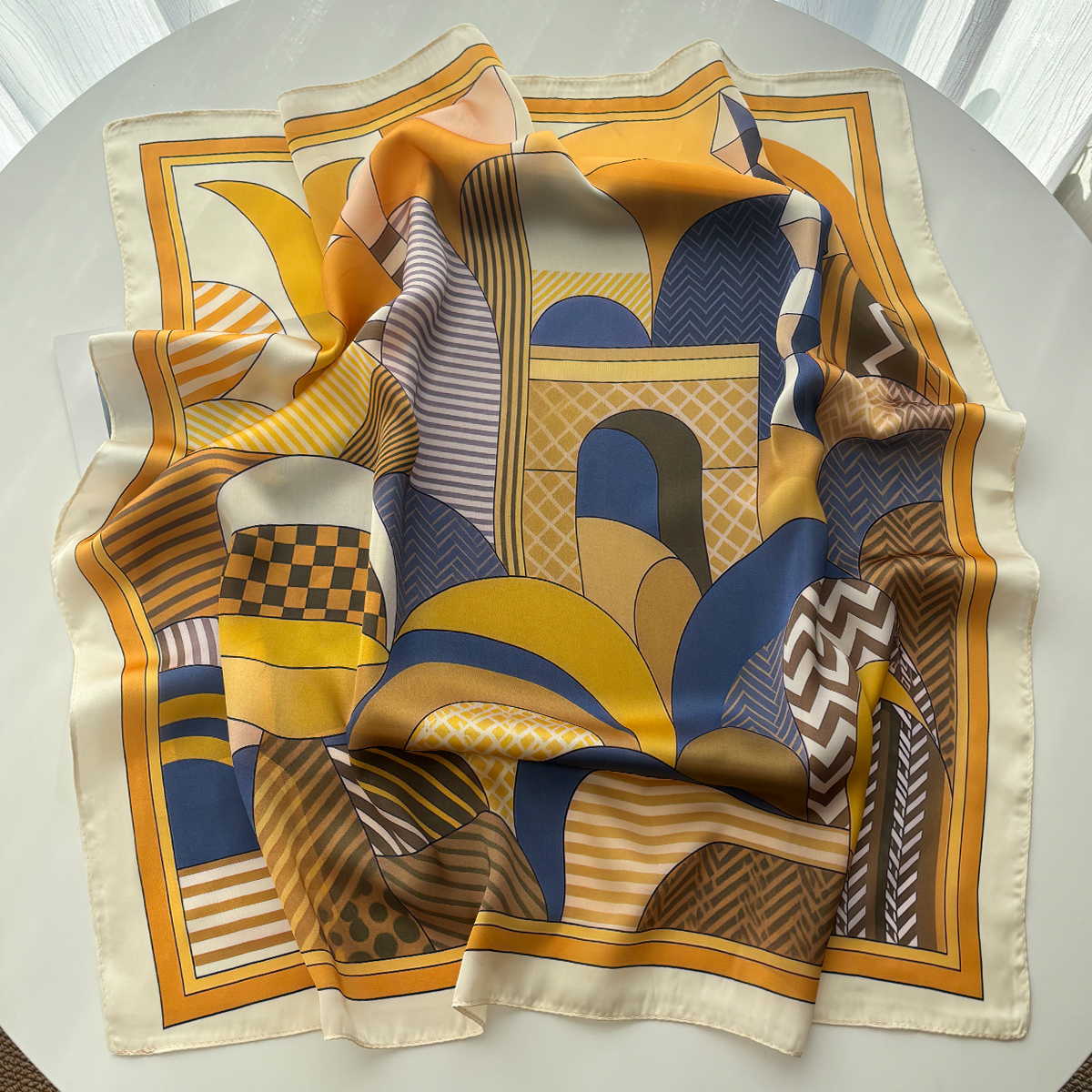 Luxury Square Scarf For Women  - Silk Neck Scarf incelemesi ve fiyatı