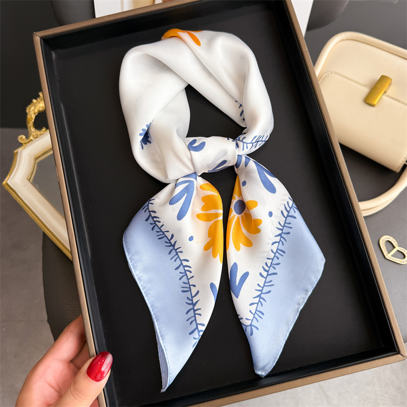 1Pc new printed fashion silk s - Silk Neck Scarf incelemesi ve fiyatı