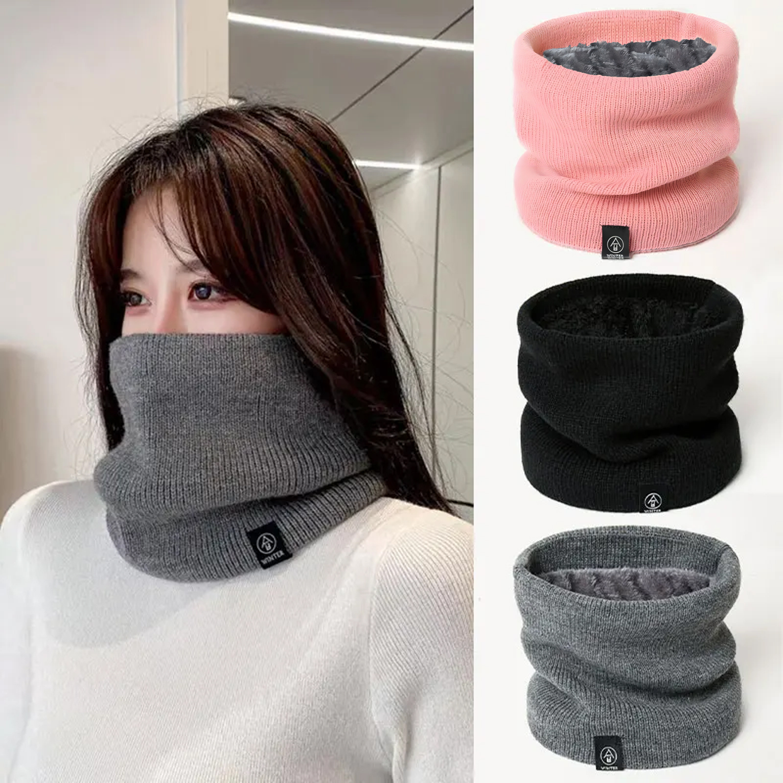 Fashion Women Knitted Scarf So - Muffler Men Wool incelemesi ve fiyatı