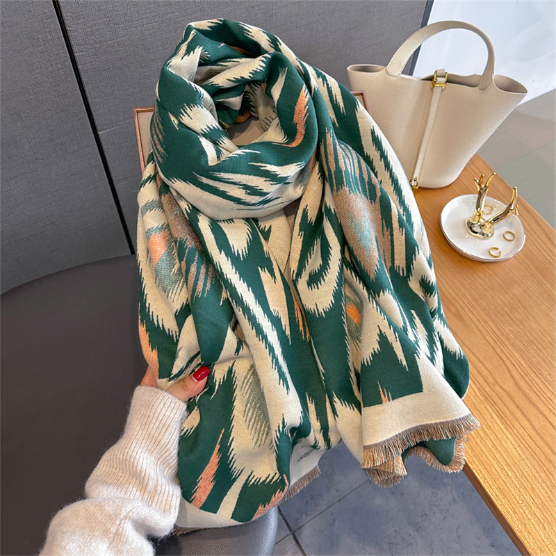 2025 Brand Warm Cashmere Ponch - Woven Scarf Blanket incelemesi ve fiyatı