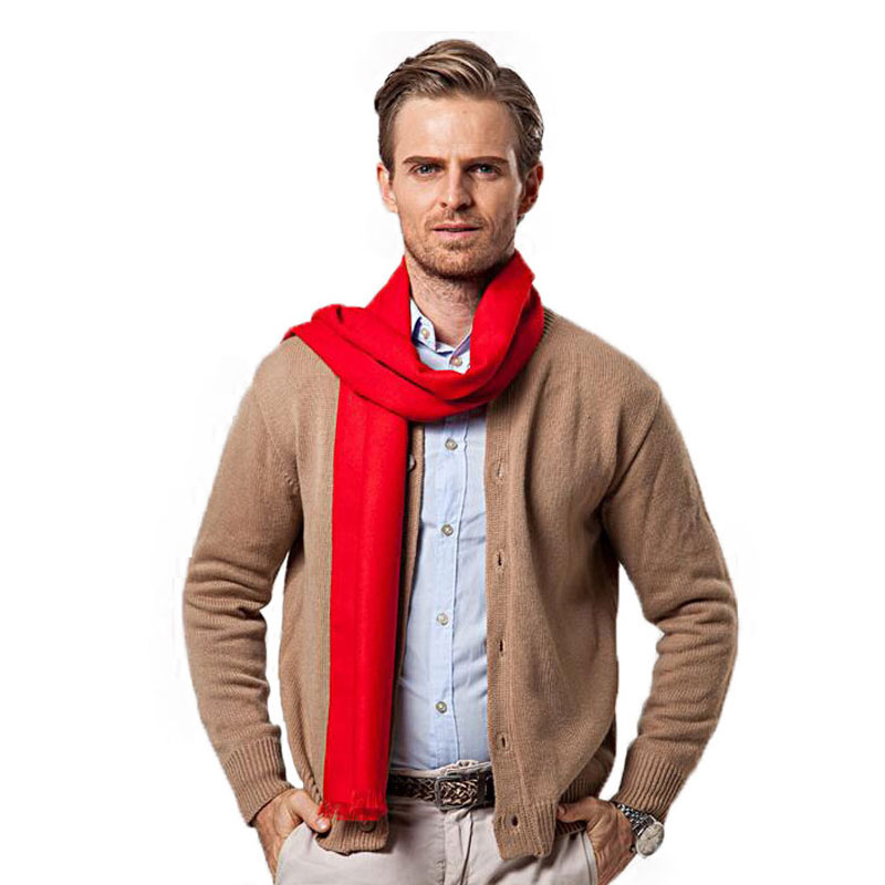 Fashion Winter Solid Color Men - Muffler Men Wool incelemesi ve fiyatı