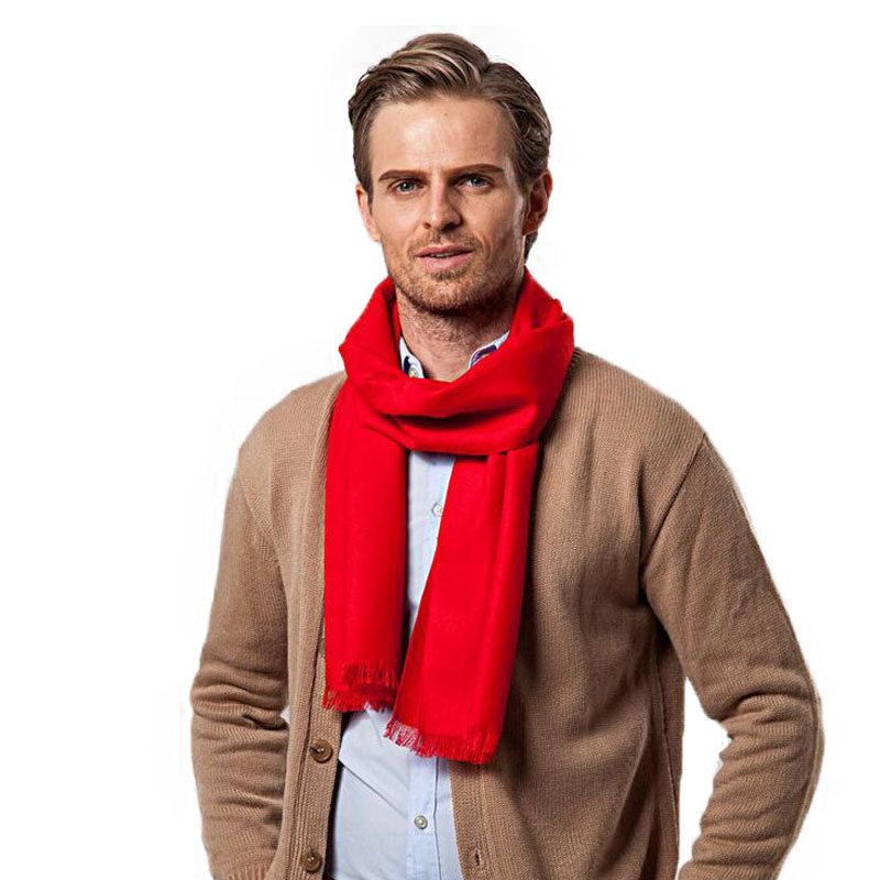 Fashion Winter Solid Color Men - Muffler Men Wool incelemesi ve fiyatı