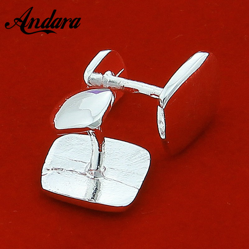 Hot Sale Silver Square Cufflin - Tie Clip Silver incelemesi ve fiyatı
