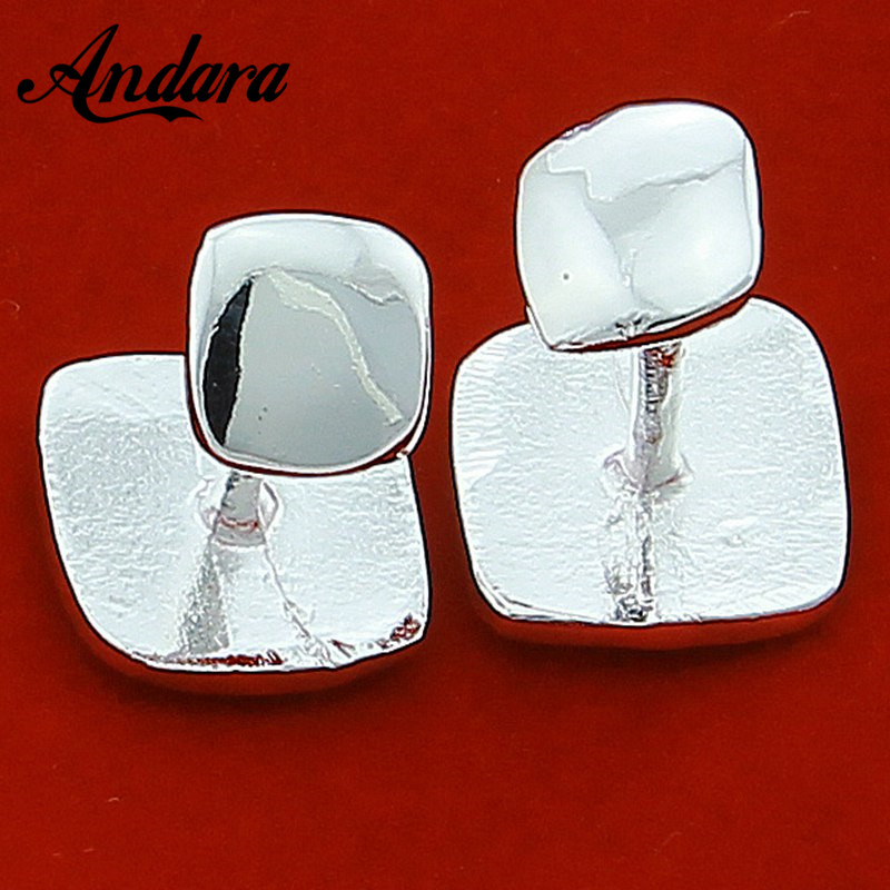 Hot Sale Silver Square Cufflin - Tie Clip Silver incelemesi ve fiyatı