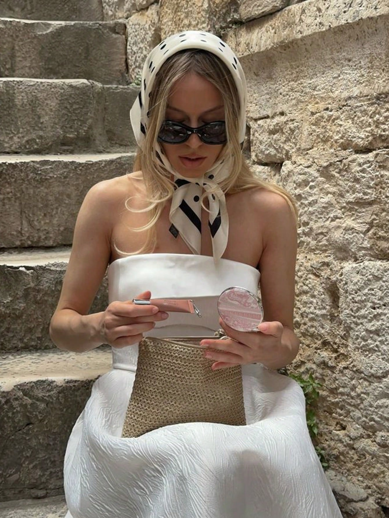 Lady Hair Dot Scarf Female Sil - Silk Neck Scarf incelemesi ve fiyatı