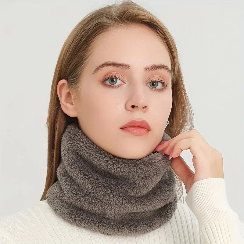 Windproof Plush Infinity Scarf - Infinity Scarf Knit incelemesi ve fiyatı