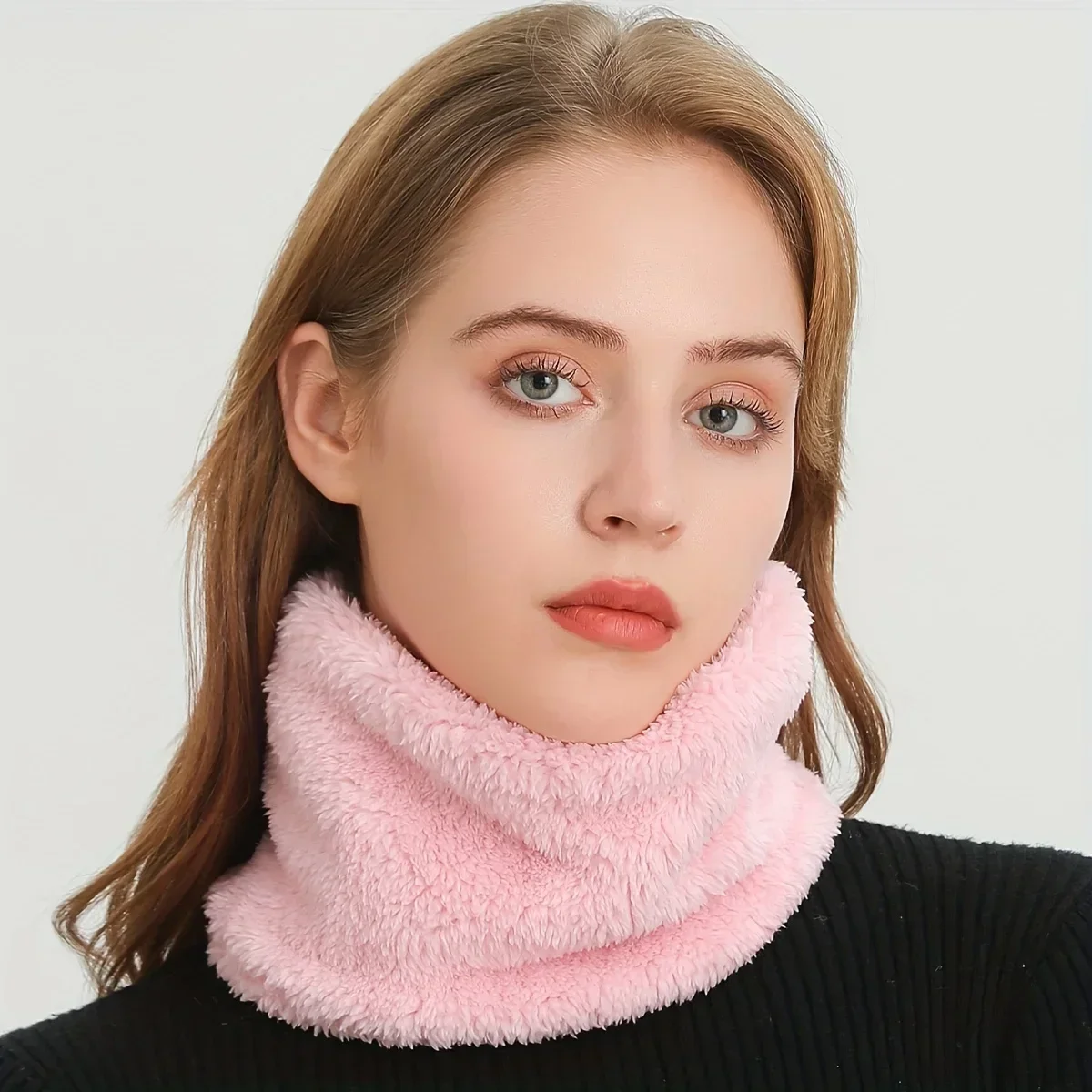 Windproof Plush Infinity Scarf - Infinity Scarf Knit incelemesi ve fiyatı