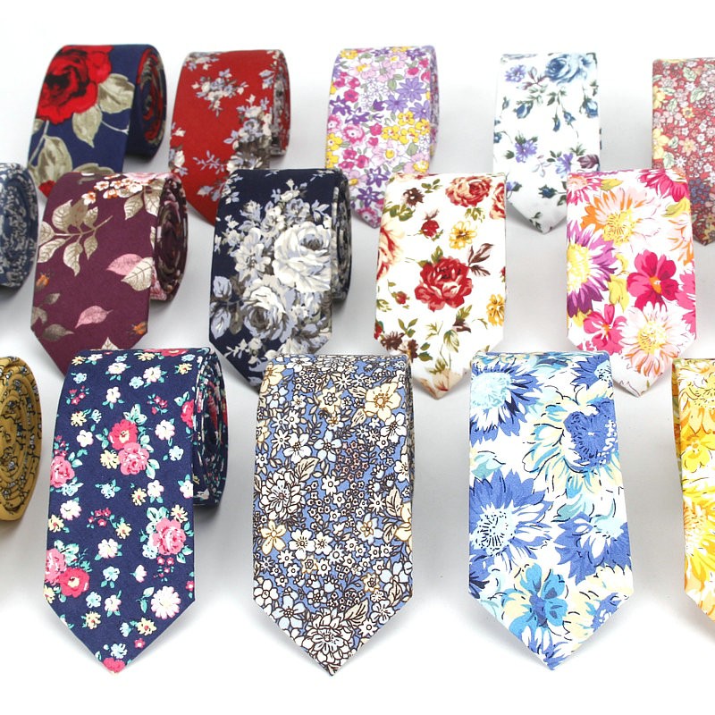 New Floral Tie For Men Women S - Skinny Tie Men incelemesi ve fiyatı