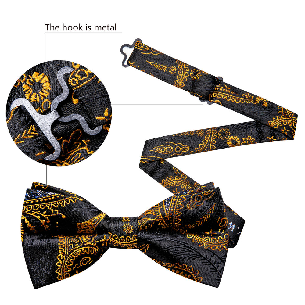 Barry.Wang Silk Mens Bow Tie B - Bow Tie Pre Tied incelemesi ve fiyatı
