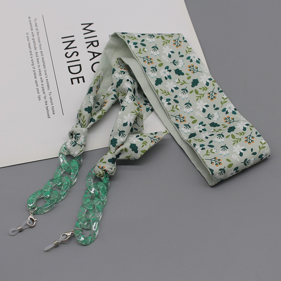 Bohemia Print Silk Scarf Glass - Silk Neck Scarf incelemesi ve fiyatı