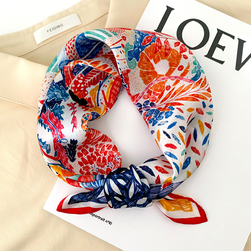 53cm Square Silk Scarf Women N - Silk Neck Scarf incelemesi ve fiyatı
