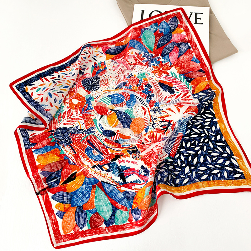 53cm Square Silk Scarf Women N - Silk Neck Scarf incelemesi ve fiyatı