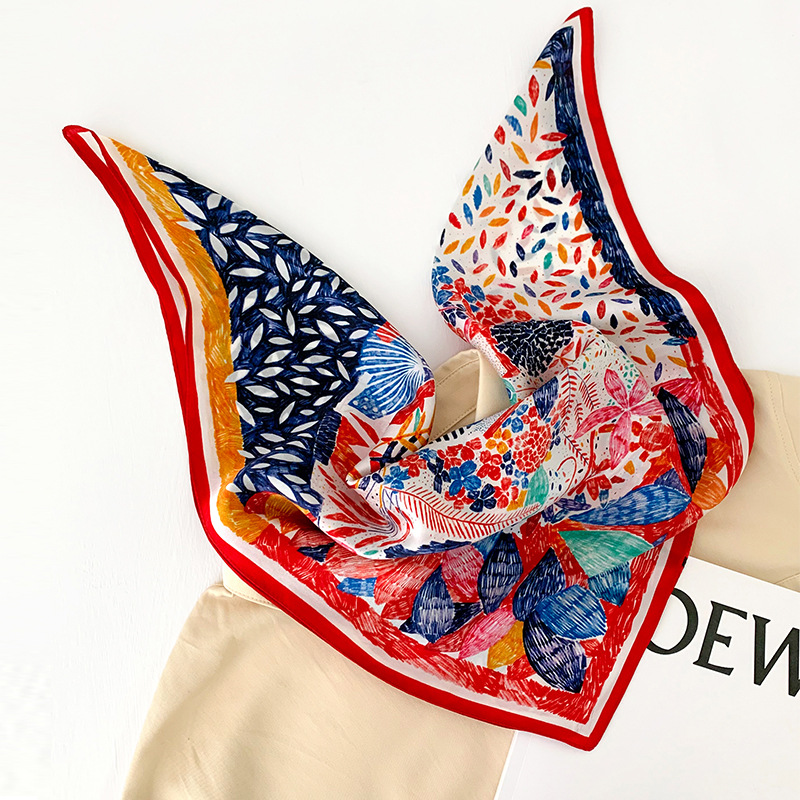 53cm Square Silk Scarf Women N - Silk Neck Scarf incelemesi ve fiyatı