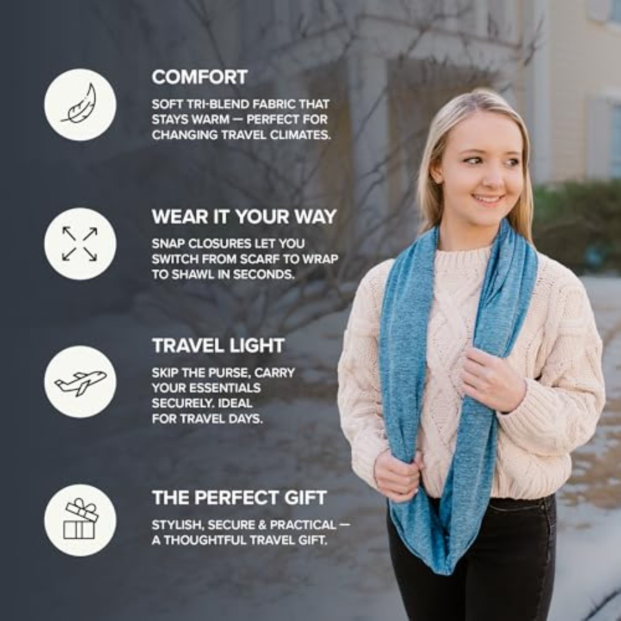 Infinity Travel Scarf Loop wit - Infinity Scarf Knit incelemesi ve fiyatı