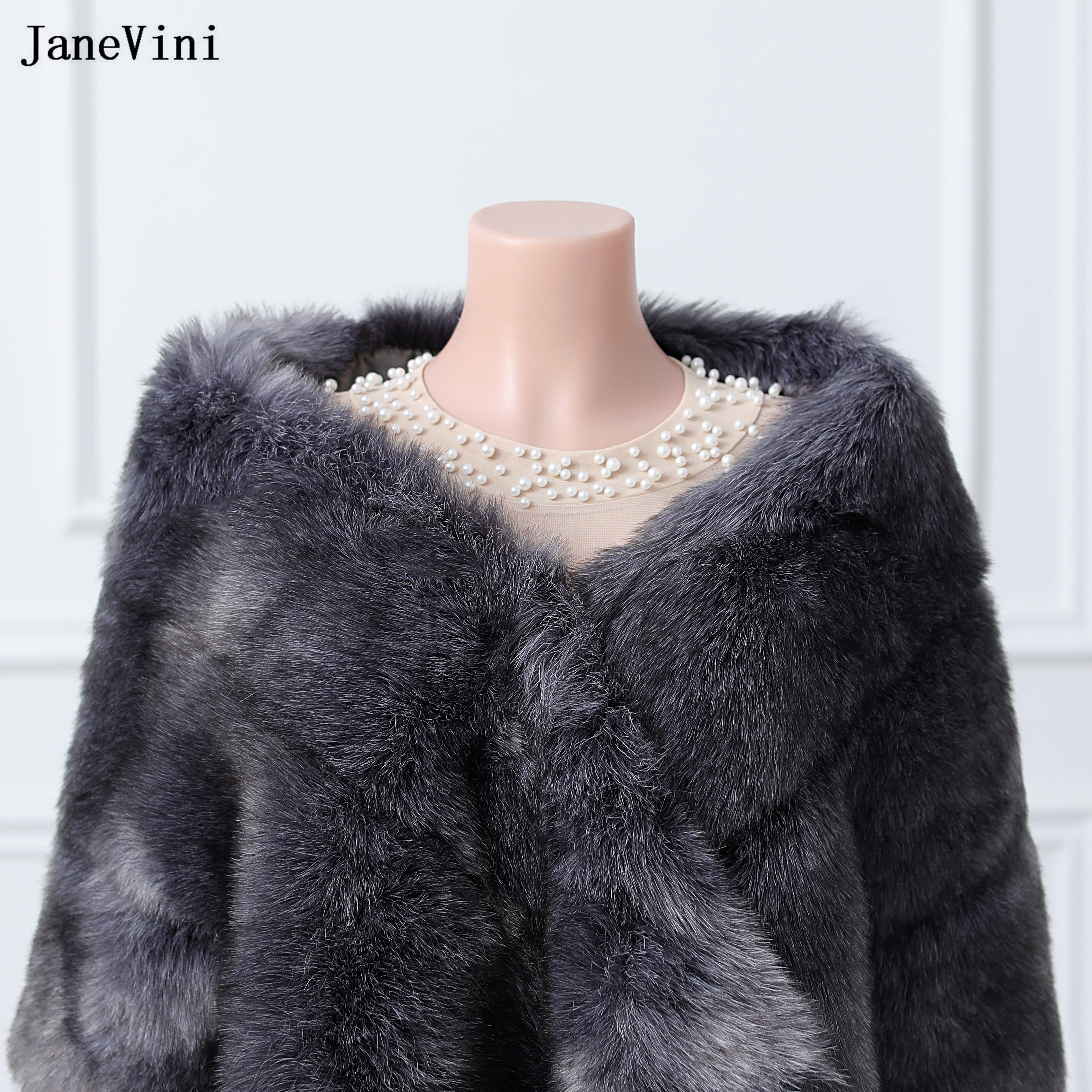 JaneVini High Quality Dark Gra - Stole Wedding Shawl incelemesi ve fiyatı