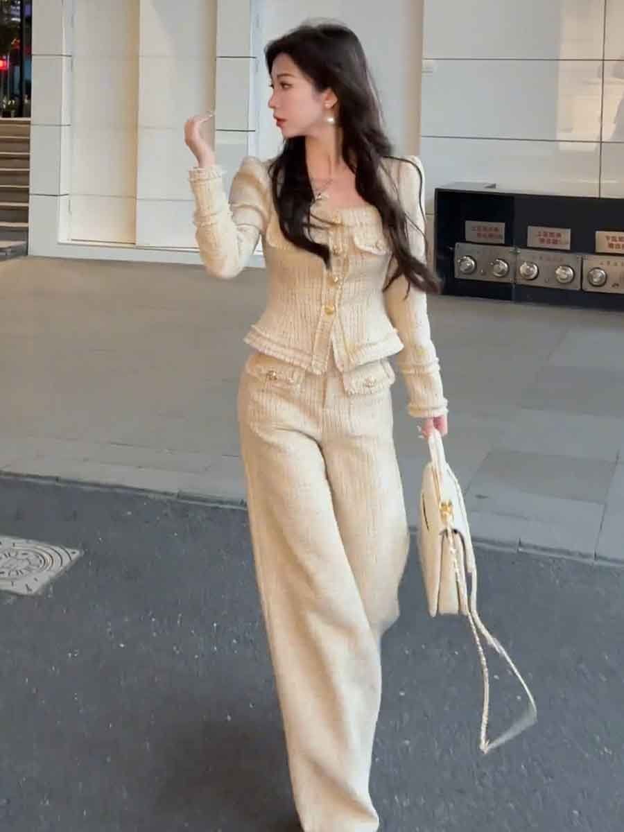 2024 Winter Women's Fashion an - Pocket Square Set incelemesi ve fiyatı