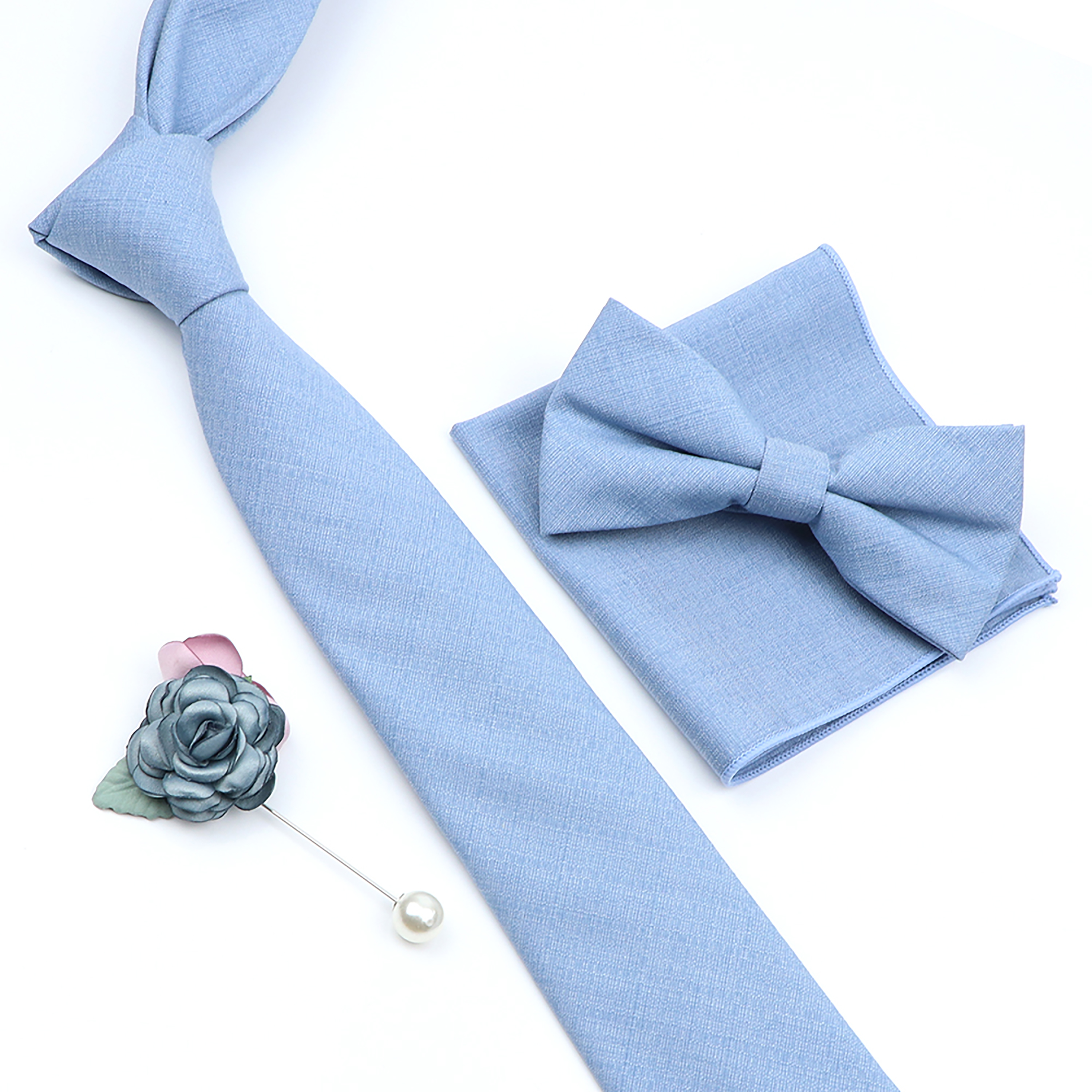 Beautiful Solid Color Tie Broo - Skinny Tie Men incelemesi ve fiyatı