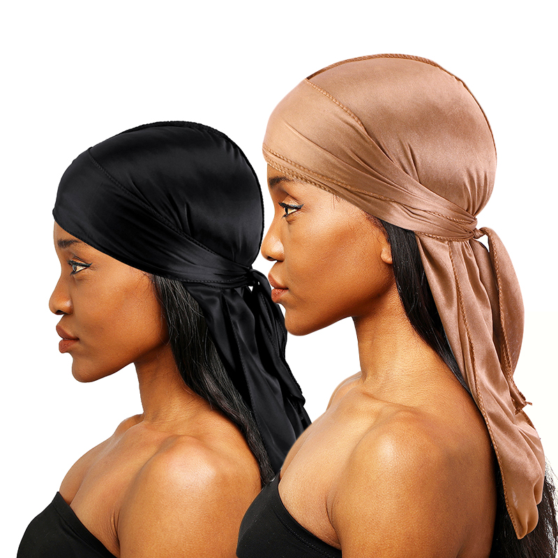 2 pcs Silky Satin Durags for M - Bandana Doo Rag incelemesi ve fiyatı
