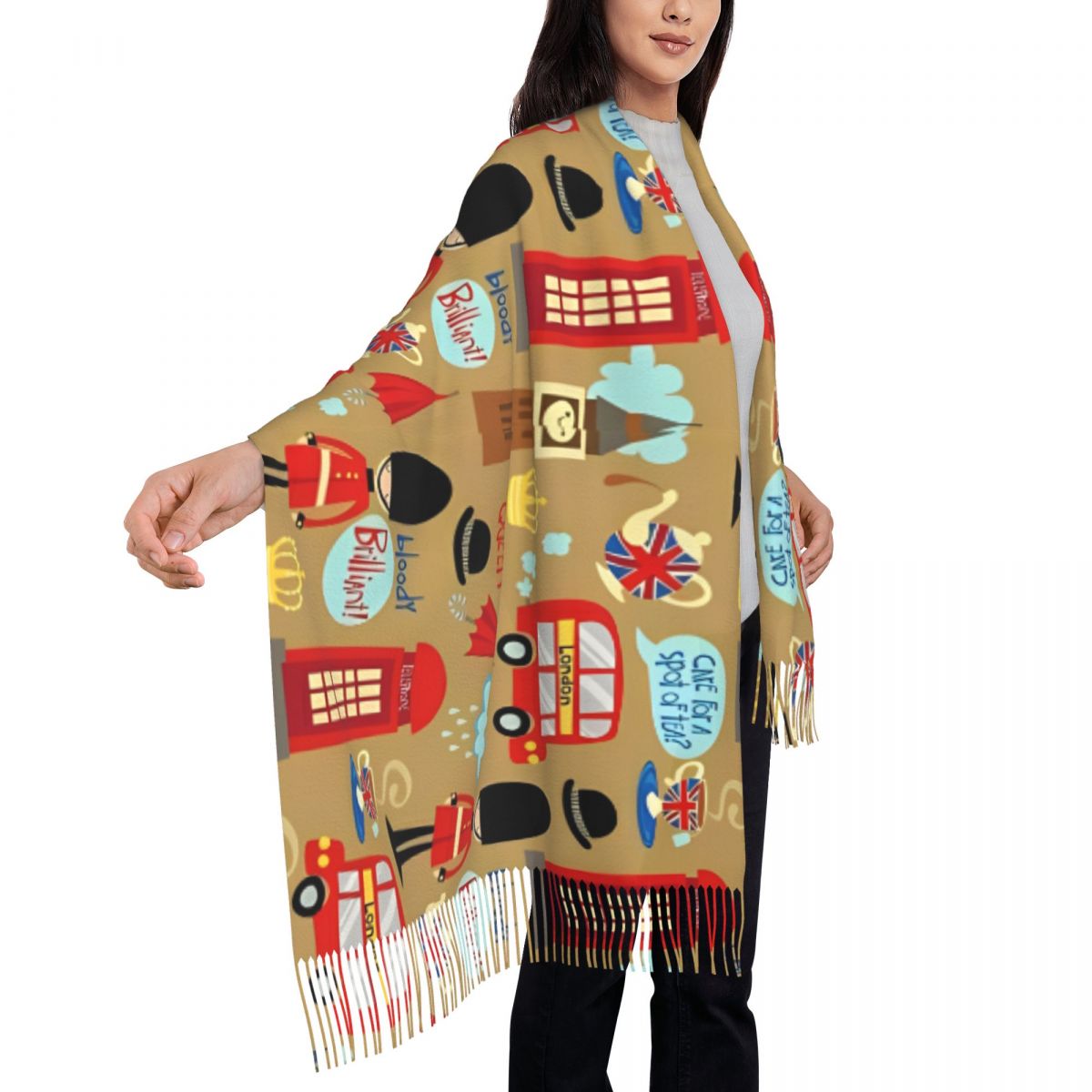 Enchanted London Scarf for Wom - Pashmina Wrap Large incelemesi ve fiyatı