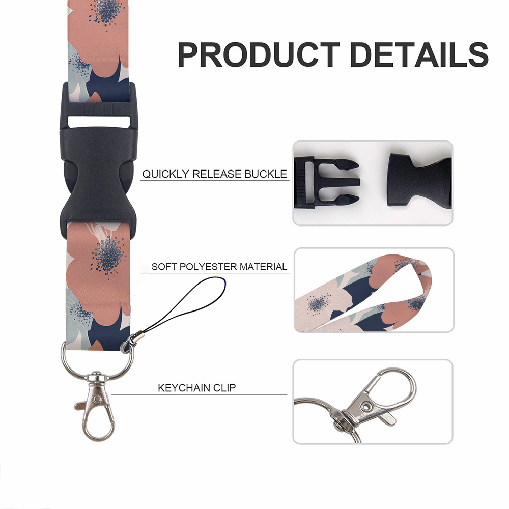 Small animals inside flowers P - Lanyard Badge Holder incelemesi ve fiyatı