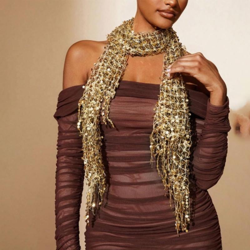 Y3NE Embellished Sequins Weddi - Stole Wedding Shawl incelemesi ve fiyatı
