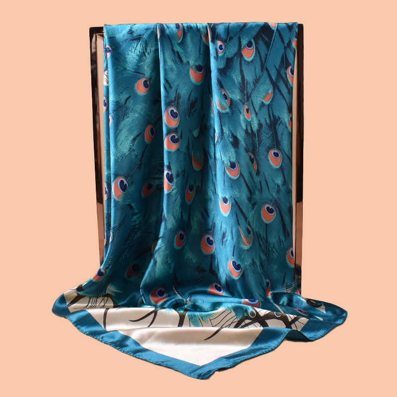 1PC Ladies Large Square Scarf  - Scarf Silk Square incelemesi ve fiyatı