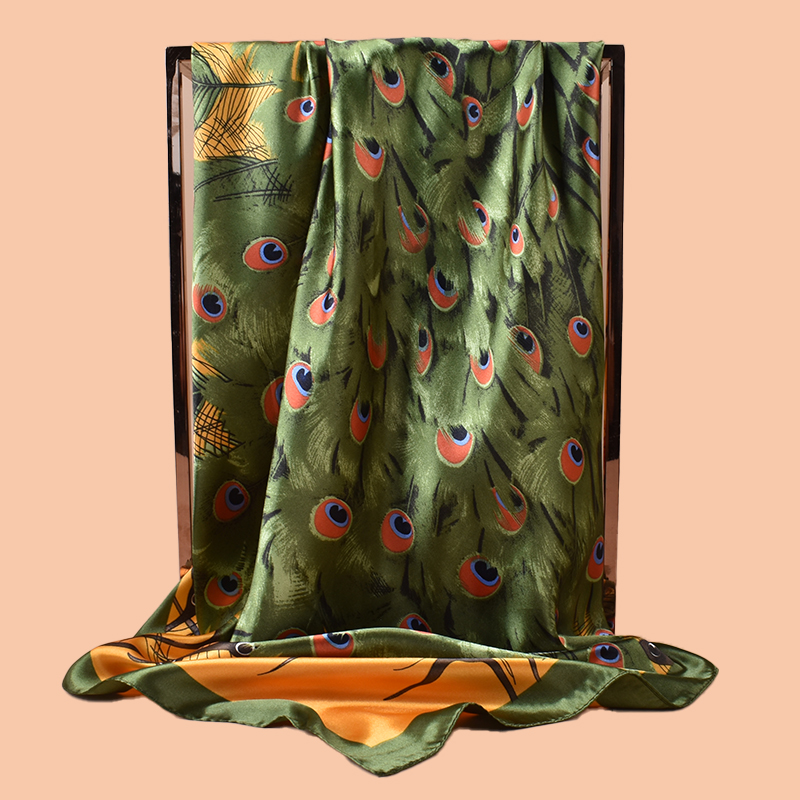 1PC Ladies Large Square Scarf  - Scarf Silk Square incelemesi ve fiyatı