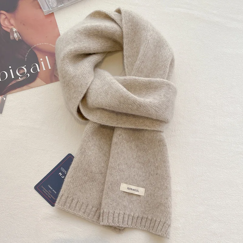 High Quality 100% Wool Scarf M - Muffler Men Wool incelemesi ve fiyatı