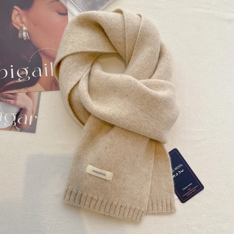 High Quality 100% Wool Scarf M - Muffler Men Wool incelemesi ve fiyatı
