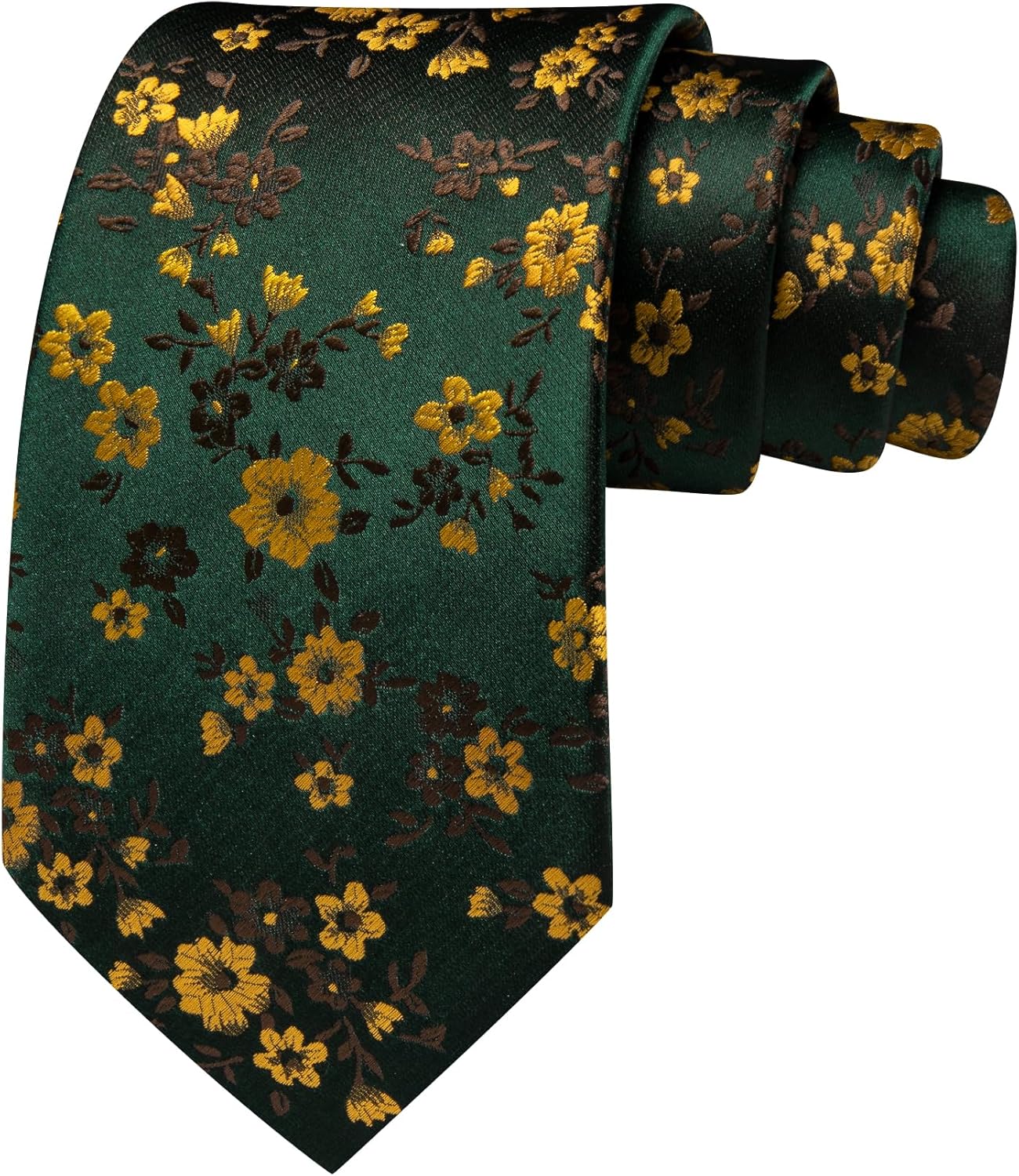 Men's Floral Paisley Silk Tie  - Pocket Square Set incelemesi ve fiyatı